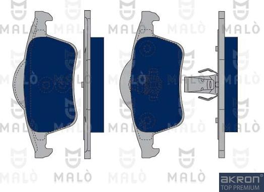 AKRON-MALÒ 1050327 - Brake Pad Set, disc brake car-mod.net