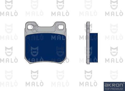 AKRON-MALÒ 1050202 - Brake Pad Set, disc brake car-mod.net
