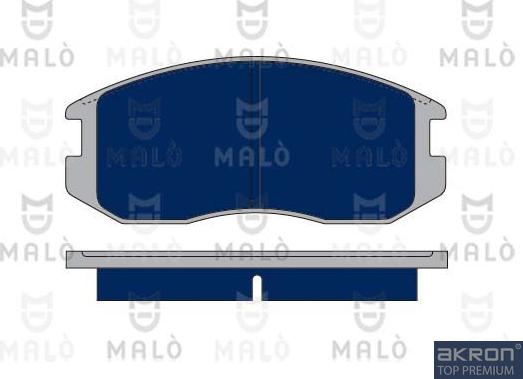 AKRON-MALÒ 1050216 - Brake Pad Set, disc brake car-mod.net