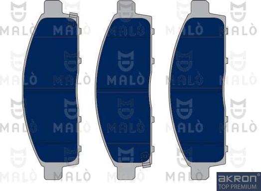 AKRON-MALÒ 1050220 - Brake Pad Set, disc brake car-mod.net