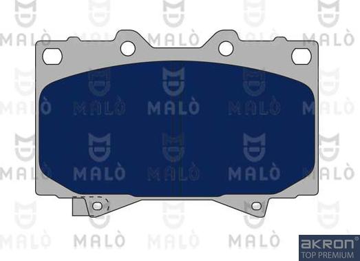 AKRON-MALÒ 1050741 - Brake Pad Set, disc brake car-mod.net