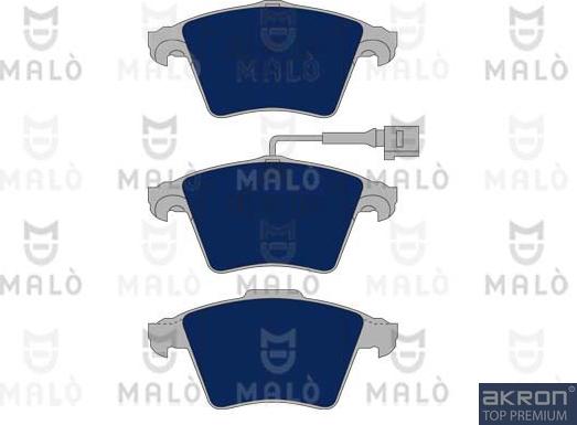 AKRON-MALÒ 1050786 - Brake Pad Set, disc brake car-mod.net