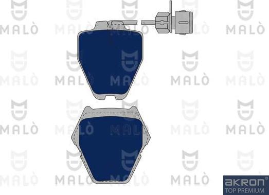 AKRON-MALÒ 1050782 - Brake Pad Set, disc brake car-mod.net