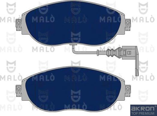AKRON-MALÒ 1051091 - Brake Pad Set, disc brake car-mod.net