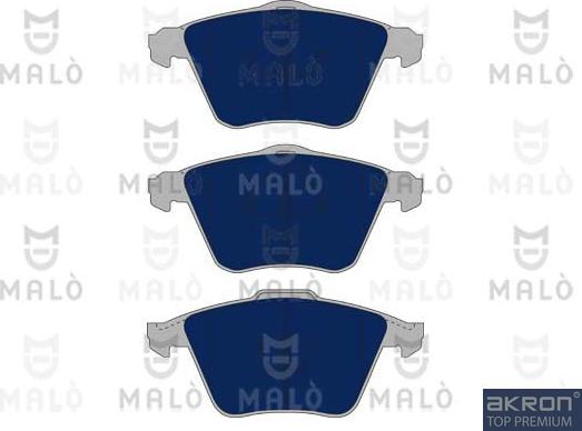 AKRON-MALÒ 1051040 - Brake Pad Set, disc brake car-mod.net