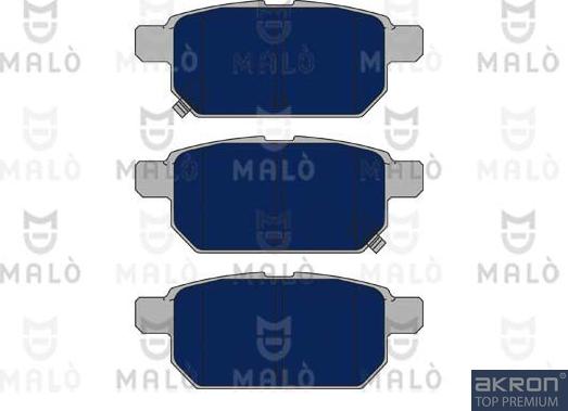 AKRON-MALÒ 1051059 - Brake Pad Set, disc brake car-mod.net