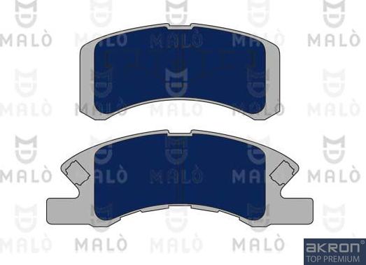 AKRON-MALÒ 1051052 - Brake Pad Set, disc brake car-mod.net