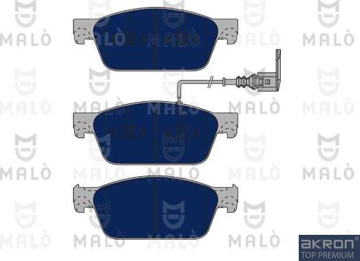 AKRON-MALÒ 1051083 - Brake Pad Set, disc brake car-mod.net