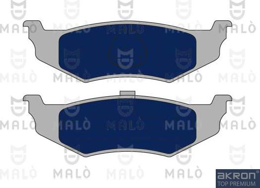 AKRON-MALÒ 1051070 - Brake Pad Set, disc brake car-mod.net