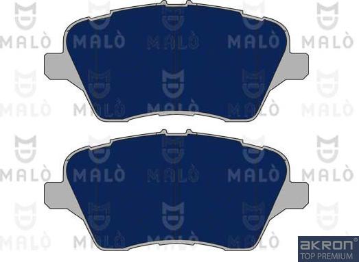 AKRON-MALÒ 1051156 - Brake Pad Set, disc brake car-mod.net
