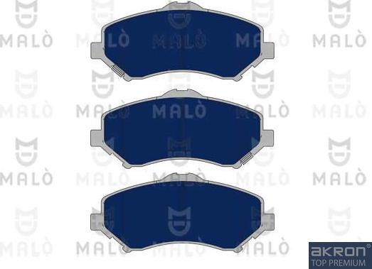 AKRON-MALÒ 1051104 - Brake Pad Set, disc brake car-mod.net