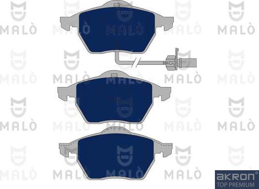 AKRON-MALÒ 1051133 - Brake Pad Set, disc brake car-mod.net