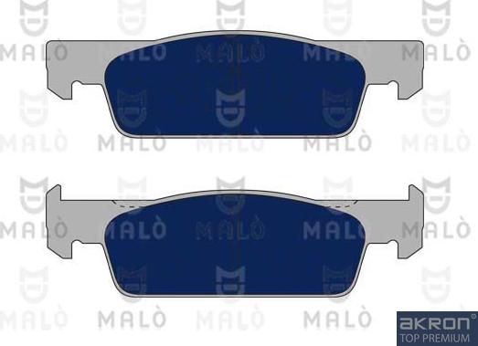 AKRON-MALÒ 1051132 - Brake Pad Set, disc brake car-mod.net