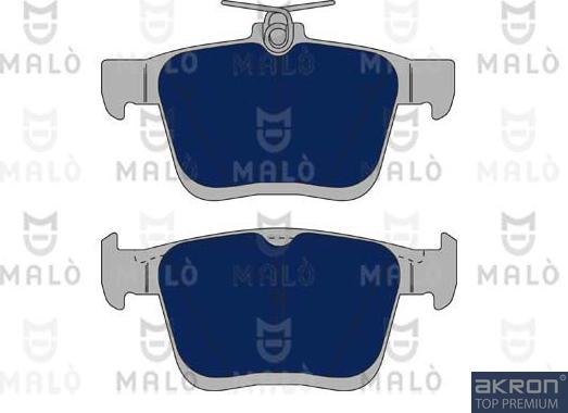 AKRON-MALÒ 1051124 - Brake Pad Set, disc brake car-mod.net