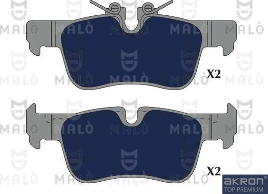 AKRON-MALÒ 1051301 - Brake Pad Set, disc brake car-mod.net