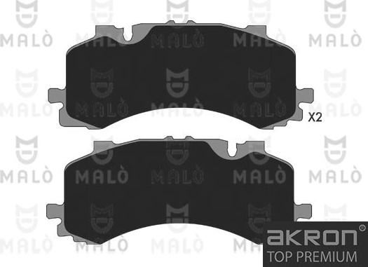 AKRON-MALÒ 1051375 - Brake Pad Set, disc brake car-mod.net