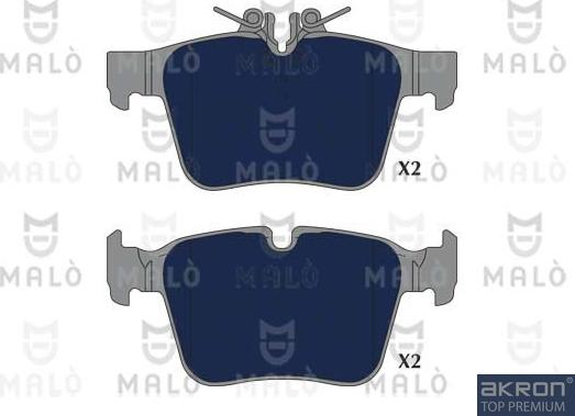 AKRON-MALÒ 1051275 - Brake Pad Set, disc brake car-mod.net