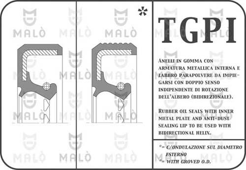AKRON-MALÒ 913PIAC - Shaft Seal, differential car-mod.net