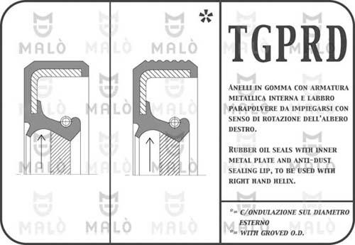 AKRON-MALÒ 1106PRDA - Shaft Seal, manual transmission car-mod.net