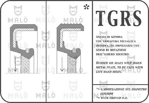 AKRON-MALÒ 746RSAC - Shaft Seal, differential car-mod.net