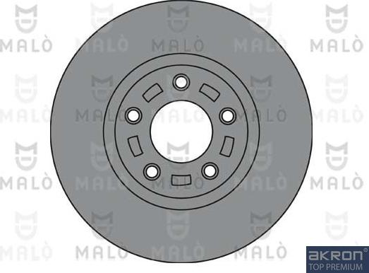 AKRON-MALÒ 1110460 - Brake Disc car-mod.net
