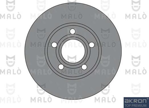 AKRON-MALÒ 1110430 - Brake Disc car-mod.net