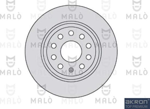 AKRON-MALÒ 1110060 - Brake Disc car-mod.net
