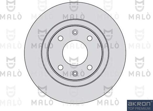 AKRON-MALÒ 1110061 - Brake Disc car-mod.net