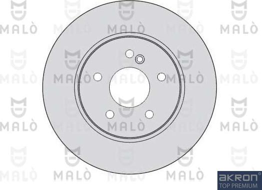 AKRON-MALÒ 1110014 - Brake Disc car-mod.net
