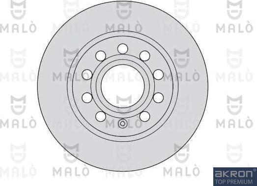 AKRON-MALÒ 1110031 - Brake Disc car-mod.net