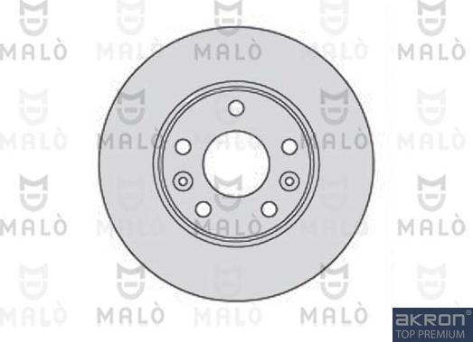AKRON-MALÒ 1110146 - Brake Disc car-mod.net