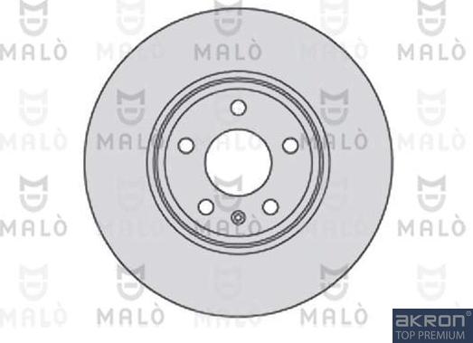 AKRON-MALÒ 1110143 - Brake Disc car-mod.net