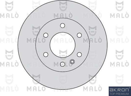 AKRON-MALÒ 1110114 - Brake Disc car-mod.net