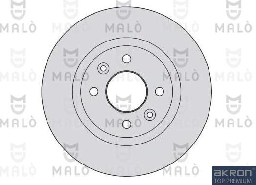 AKRON-MALÒ 1110201 - Brake Disc car-mod.net