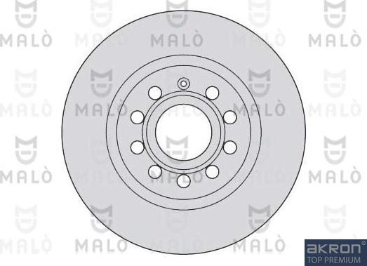 AKRON-MALÒ 1110210 - Brake Disc car-mod.net