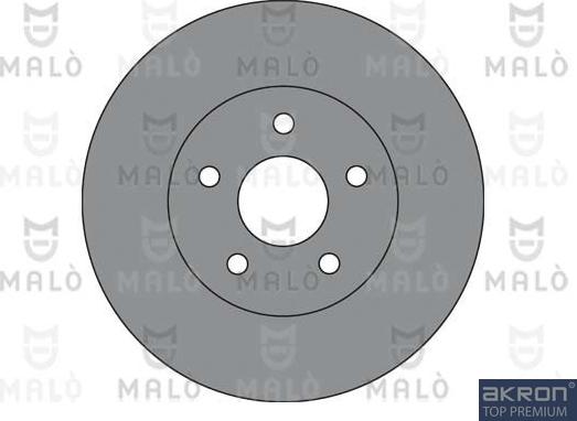 AKRON-MALÒ 1110280 - Brake Disc car-mod.net