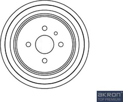 AKRON-MALÒ 1120045 - Brake Drum car-mod.net