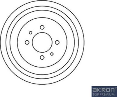 AKRON-MALÒ 1120061 - Brake Drum car-mod.net