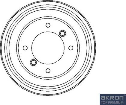 AKRON-MALÒ 1120002 - Brake Drum car-mod.net