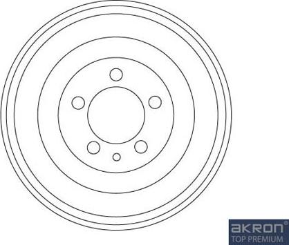 AKRON-MALÒ 1120086 - Brake Drum car-mod.net