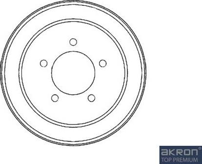 AKRON-MALÒ 1120083 - Brake Drum car-mod.net