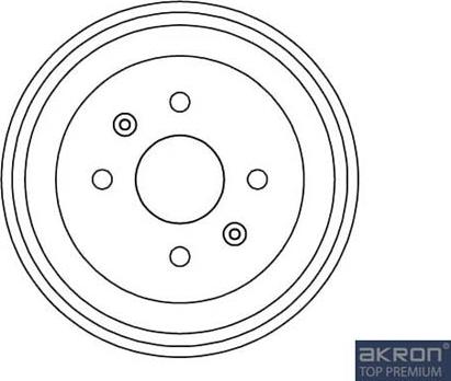 AKRON-MALÒ 1120079 - Brake Drum car-mod.net