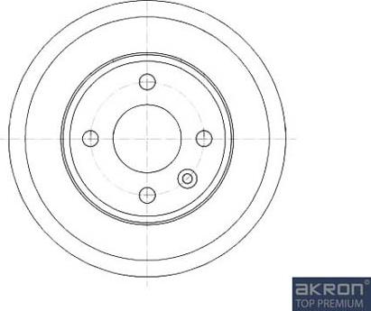 AKRON-MALÒ 1120100 - Brake Drum car-mod.net