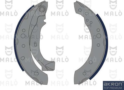 AKRON-MALÒ 1390023 - Drum Brake Shoe Set car-mod.net