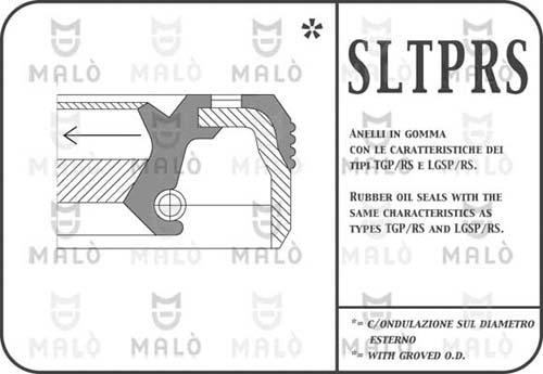 AKRON-MALÒ 13428PRSA - Shaft Seal, differential car-mod.net