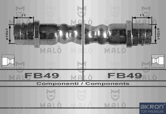 AKRON-MALÒ 8903 - Brake Hose car-mod.net