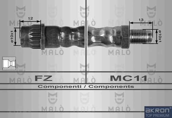 AKRON-MALÒ 8443 - Brake Hose car-mod.net