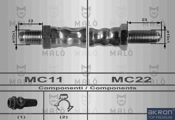 AKRON-MALÒ 8421 - Brake Hose car-mod.net