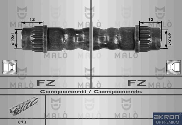 AKRON-MALÒ 8573 - Brake Hose car-mod.net