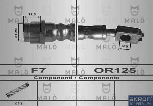 AKRON-MALÒ 80594 - Brake Hose car-mod.net